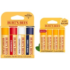 Burt's Bees Beeswax Lip Balm, Lip Moisturizer With Responsibly Sourced Beeswax, Tint-Free, Natural C